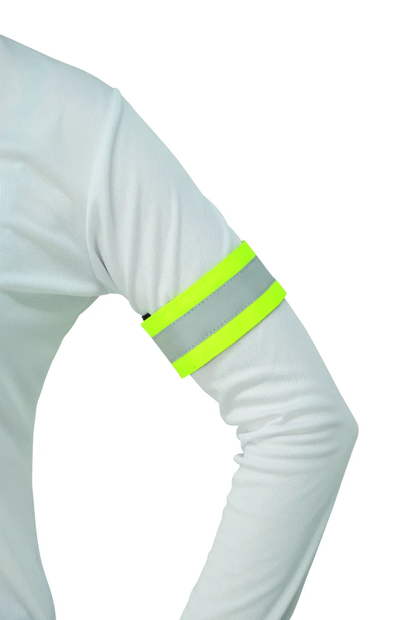 Hy Equestrian Viz Reflector Arm/Leg Wraps - Yellow
